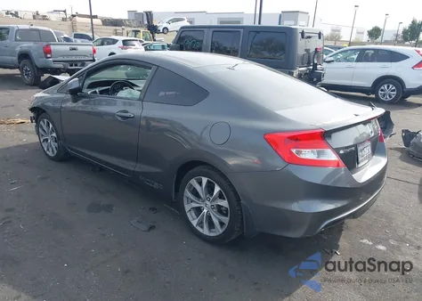 2012 Honda Civic Si z USA, uszkodzony, nr VIN 2HGFG4A54CH704971